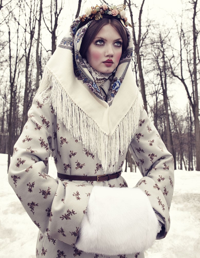 The Anastasia of Winter with Lindsey Wixson by Emma Summerton